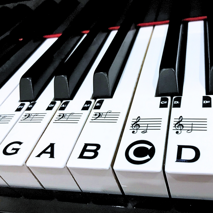 Piano Note Sticker Set