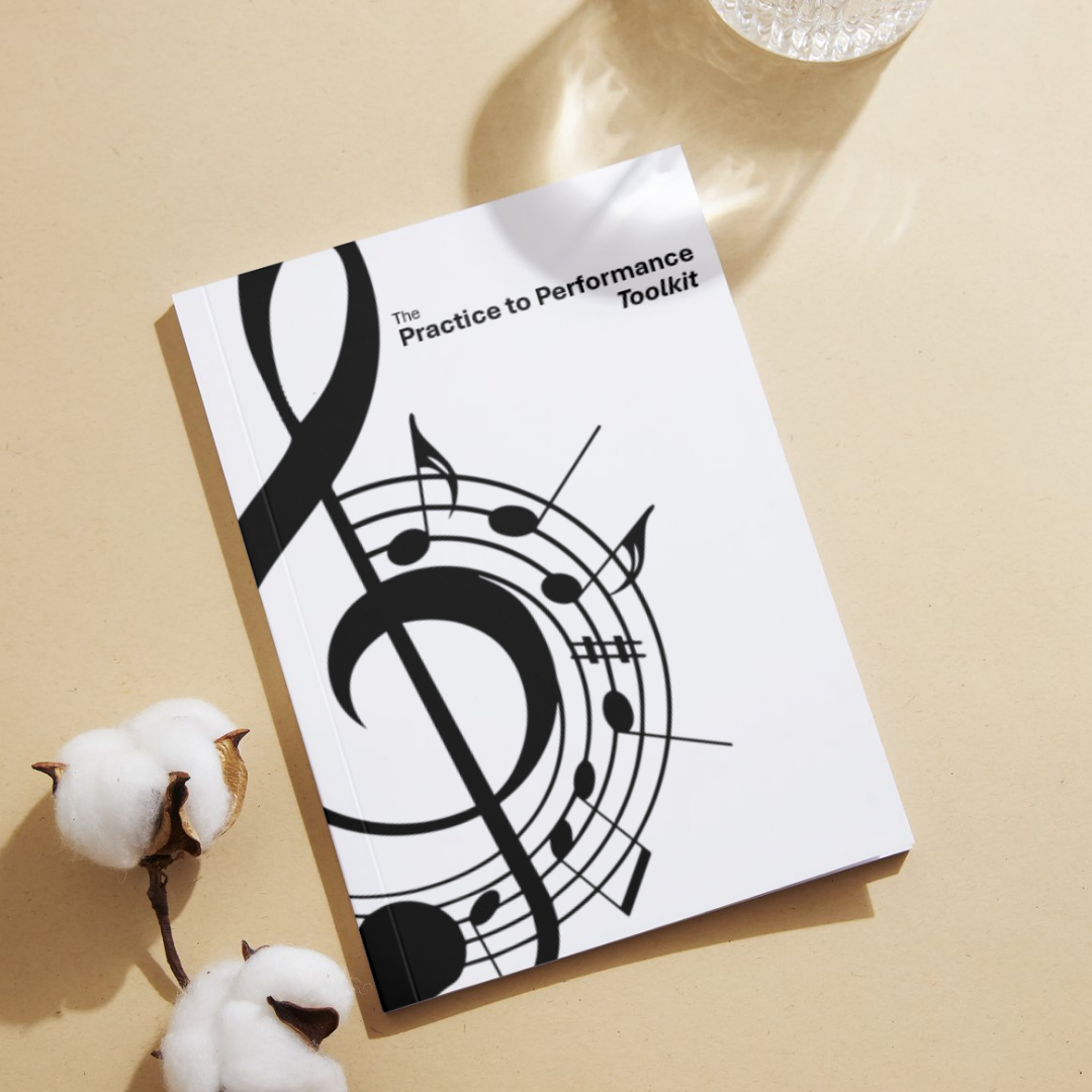 Booklet to help practice more consistently to get better at music and learn piano faster